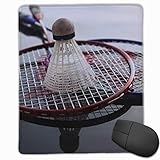 Tragbare Gaming-Mauspad Badminton Tennis Komfortable rutschfeste Basis Langlebige genähte Kanten für Laptops