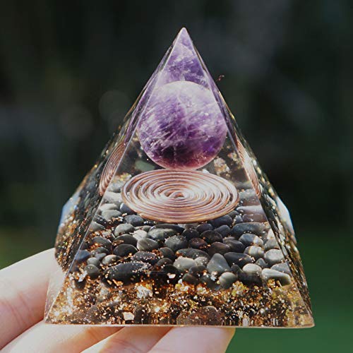 Amethyst Orgonit Pyramide Chakra Reiki Heilmeditation Orgonit Pyramide (lila2) Cover