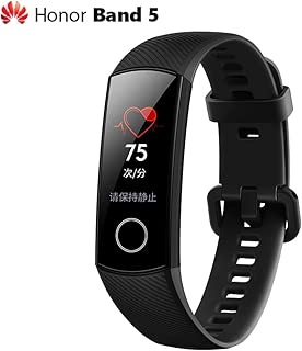 Huawei Honor Band 5 Smart Wristband 0.95'' Color AMOLED Screen Blood Oxygen Fitness Tracker 50M Waterproof Bracelet Pedometer Swim Stroke Monitor Heart Rate Sleep Nap Bluetooth Smart Watch iOS Android