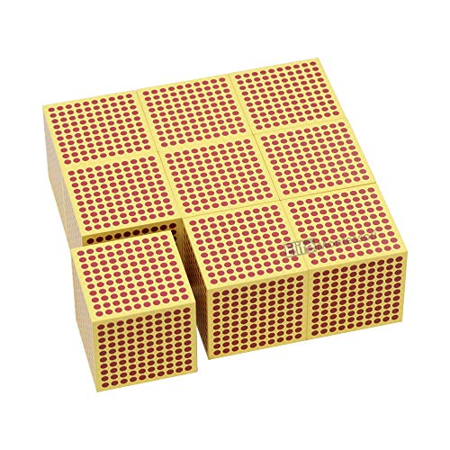 Elite Montessori 9 Wooden Thousand Cubes