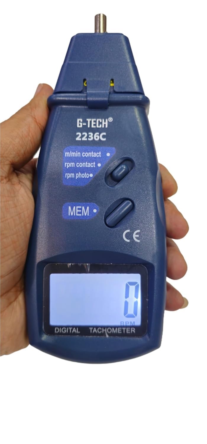 2236C Digital Tachometer, Contact and Non-Contact Measurement(2 IN 1), LCD Display, SOLD BY TECHNO INSTRUMENTS BANGALORE(G-TECH)-picture-11