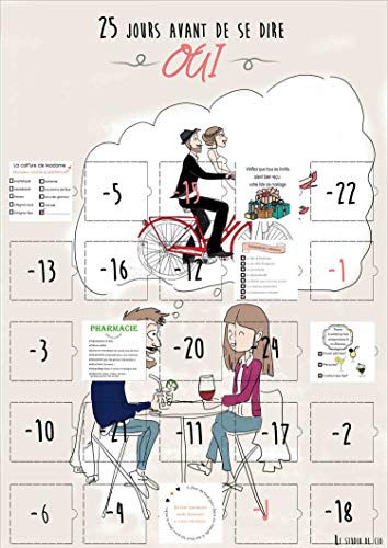 Advent Calendar 25 Days Before Wedding - Wedding Gift for Couples - EVJF Gift - Wedding Organization Guide - Image 2