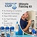 Touch Up Cup Ultimate Painting Kit - Includes 3 Paint Storage Containers, 1 Painters Tarp, 1 Paint Roller Cleaner Tool, 2 Touch Up Paint ​​Brushes, 6 Brush 'n Roller Keepers, Shark Tank Products