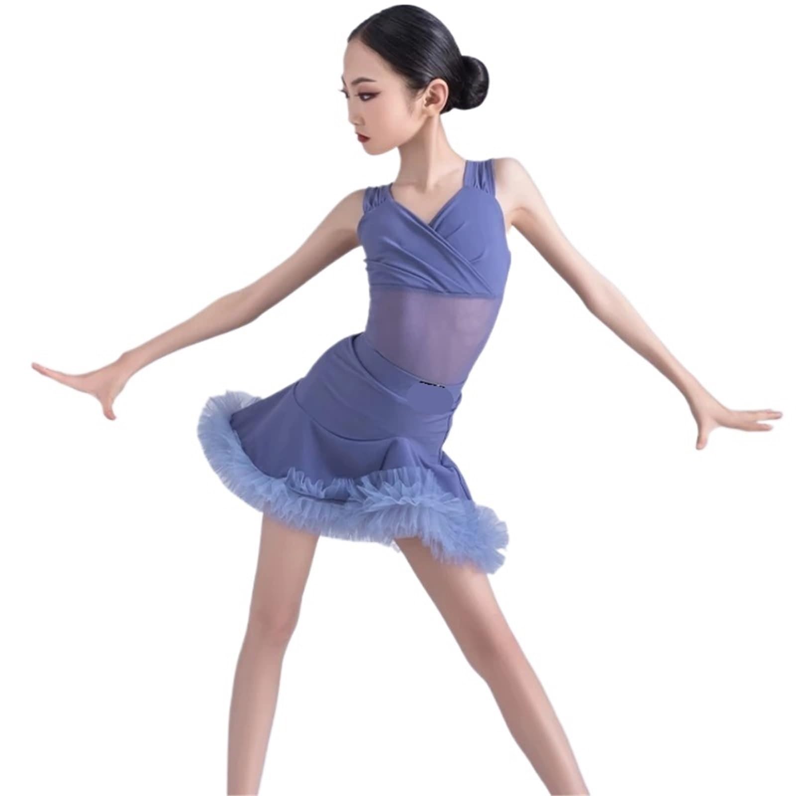 Reglamento de competición rendimiento traje entrenamiento baile latino for niñas Vestido Ropa adecuada para patinaje latino y artístico