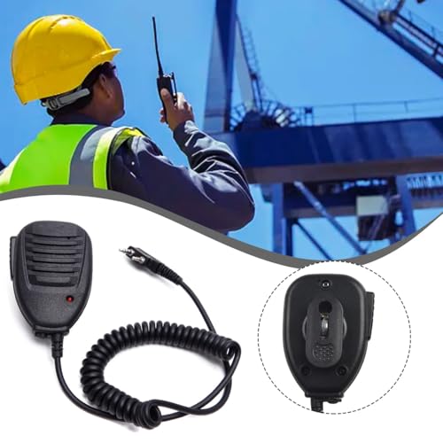Micrófono PTT 2 pines impermeable para radios Baofeng UV5R y Retevis 7