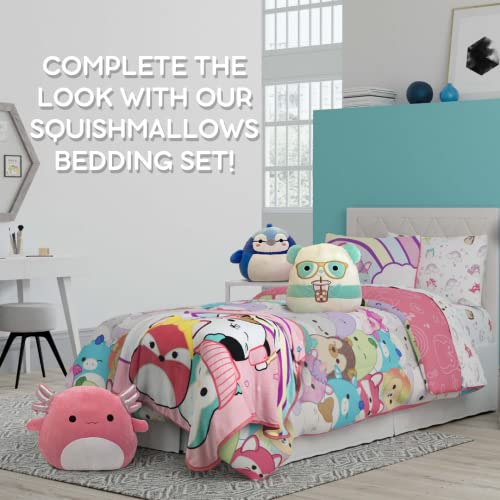 Squishmallows Kids Bedding Super Soft Micro Raschel Throw, 46 In X 60 In, By Franco #TOP3