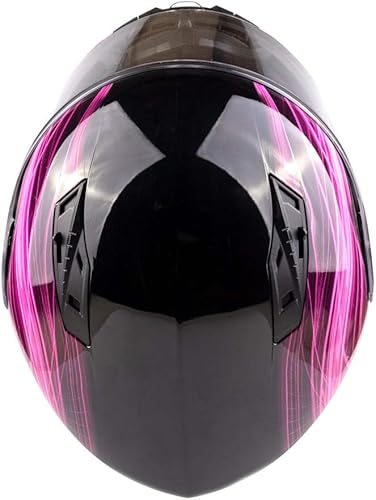 Miniatura 7 de Casco de motocicleta modular para adultos DOT con anteojos de sol retráctiles de cara completa abatibles Typhoon TH158