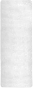 Qilmy Solid White Yoga Mat, Non Slip Exercise & Fitness Mat for All Types of Yoga, Pilates & Floor Exercises, 72" L x 24" W x 1.5mm