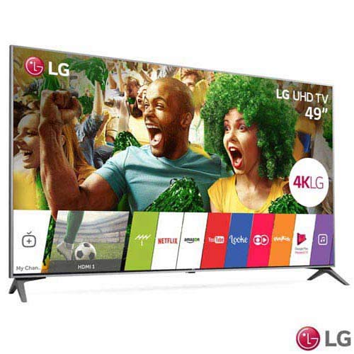 TV 49'' LED LG UJ7500 Ultra HD 4K - Ultra Slim, Smart TV, Wi-Fi