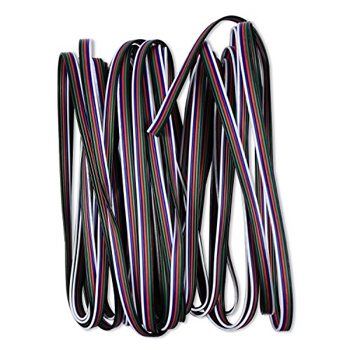 Preisvergleich Produktbild LED Streifen-Licht RGB-Verlängerungskabel (RGBW 5M)