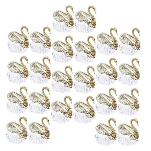 Boîtes bonbons mariage dorées style européen DIYEAH contenant dragées lot 24