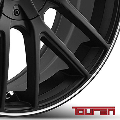 TR60 17x7.5, Bolt Pattern: 5x100/4.5, Offset: 42, MATTE BLACK/MACHINED RING, set of 1 - Thumbnail 3