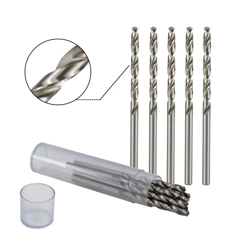 Juego de 10 brocas helicoidales de acero rápido 0.4mm miniatura 5