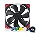 Price comparison product image Noctua Bundle: 4x NF-A14 PWM chromax.black.swap, Premium Quiet Fan, 4-Pin (140mm, Black)