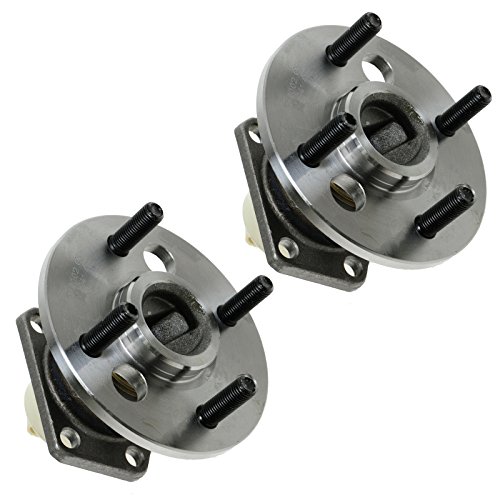 Image of TRQ 2 Piece Rear Wheel Bearing & Hub Assembly Set Compatible with 1991-1992 Saturn SC 1993-2002 SC1 SC2 1991-2002 SL SL1 SL2 1993-1999 SW1 1993-2001 SW2