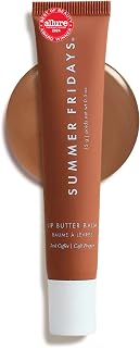 Summer Fridays Tinted Lip Butter Balm - Conditioning Vegan Lip Balm for Instant Moisture, Shine & Hydration - Sheer-Tinted, Soothing Skincare - Iced Coffee (.5 Oz) | Hydrating Tinted Lip Balm for Instant Shine, Skin Care Infused Lip Gloss & Mask with Shea Butter, Everyday Makeup Essentials
