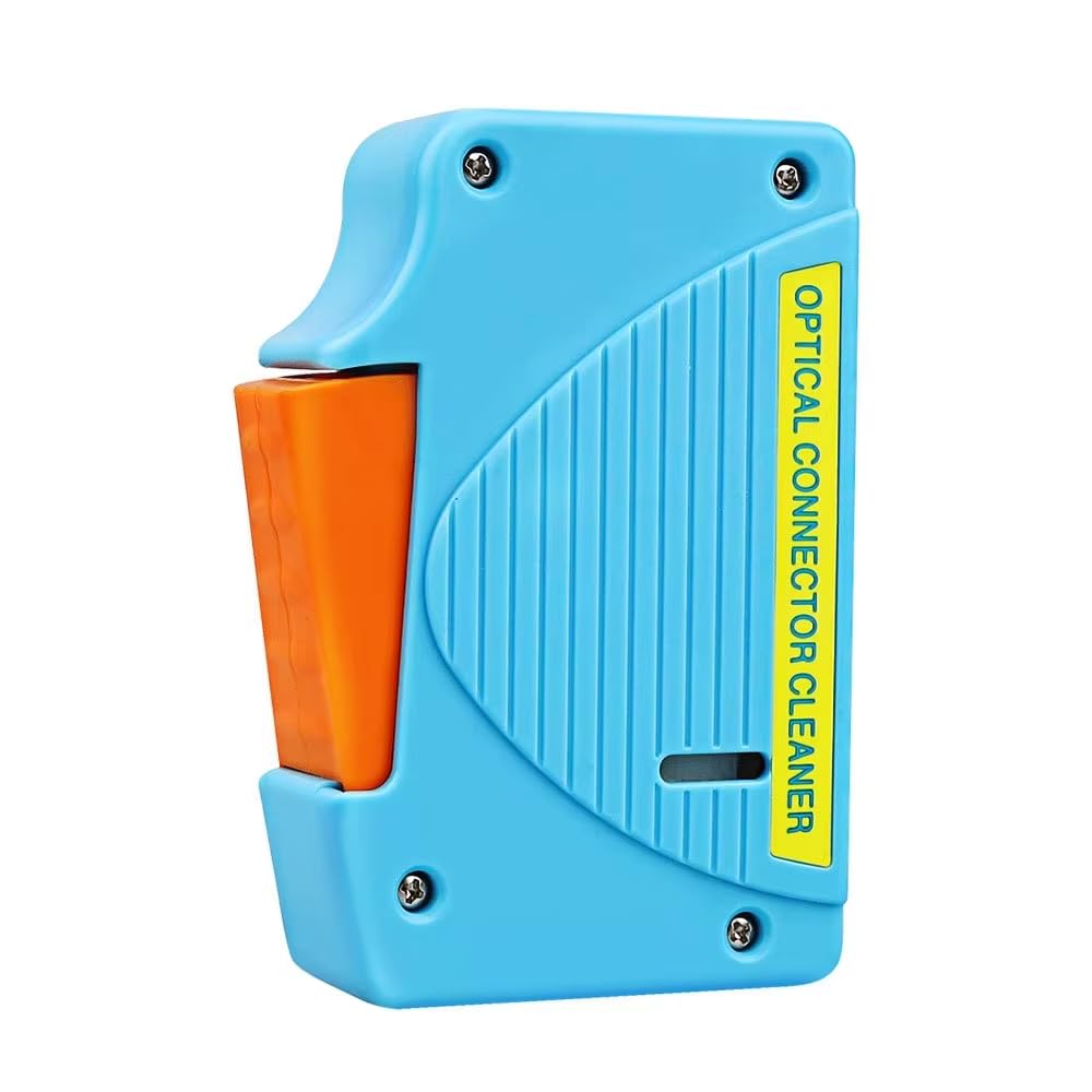 TECHTEST Fiber Optic Connector Cleaner – Universal Fiber Optical Cleaning Tool for 1.25mm & 2.5mm SC, FC, ST, MU, LC Connectors – Cleans Over 500 Times