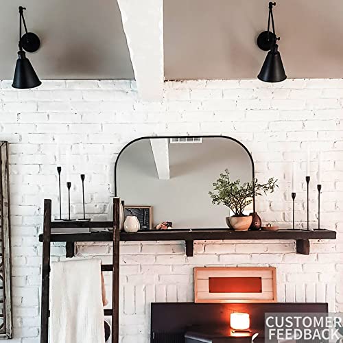 Tapered Candlestick Holders Bulk, Tall Candle Holder Set Of 6 For Long Candles, Candelabra Fits 3/4 Inches Pillar Candle&Led Candles, Decor Centerpieces For Table Manners(Matte Black) #TOP7