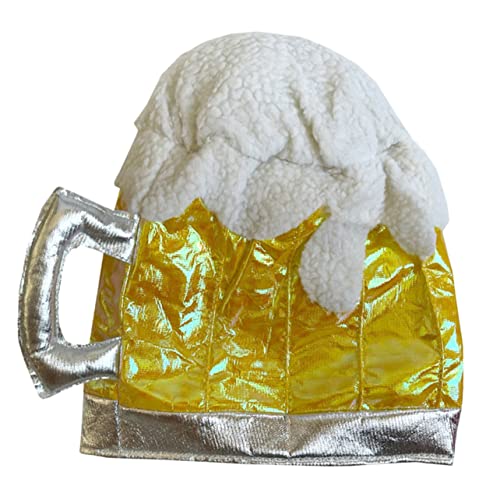 Abaodam Sombrero De Cerveza Pequeños Sombreros De Fiesta Favores De Fiesta De Cerveza Casco De Cerveza Disfraz Divertido De Carnaval Sombrero Para Beber Decoraciones Paño Dibujos Animados
