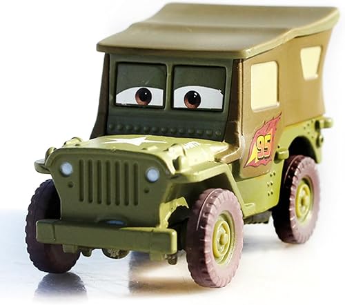 Flmenunu Juguete de coche de película Sarge escala 155 Die-Casting Car Metal Alloy Boy Kid Toy