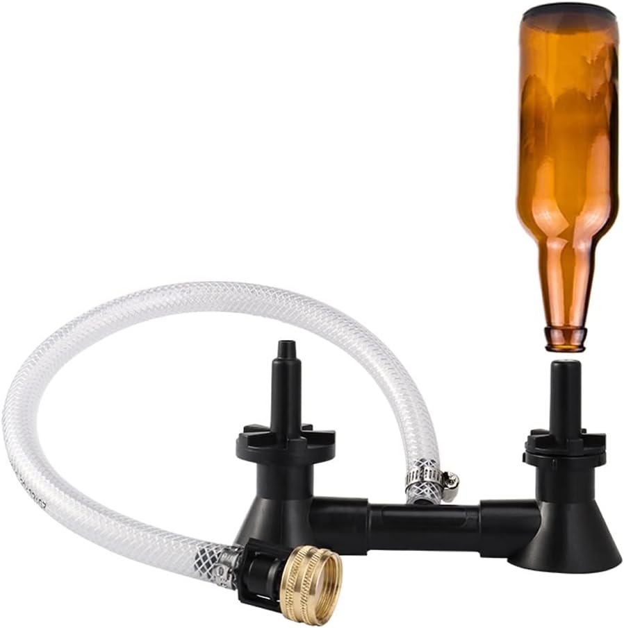 LIUZH Double Blast Bottle Carboy Washer Wine Rinser Homebrew Beer & Wine Cleaning Equipment