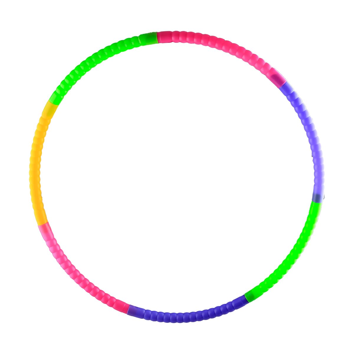 Detachable Hula Hoop - 7 Sections for Kids, Adjustable Weight and Size Exercise Equipment for Fitness, Gymnastics, Dance and Pet Training