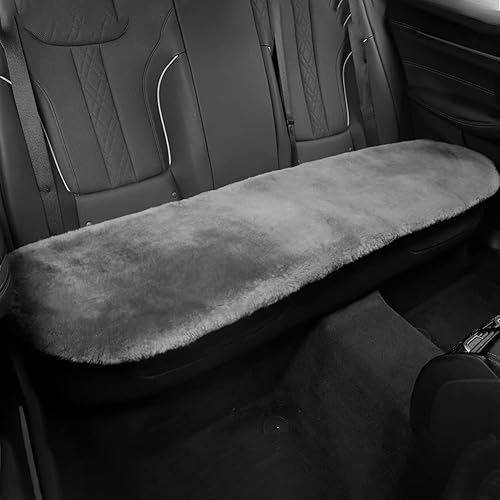 Miniatura 39 de Almohadilla de asiento de piel de oveja auténtica, funda de asiento de lana suave australiana, transpirable y absorbe el sudor, cómoda, cálida