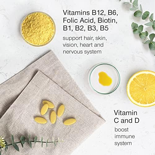 Vitamin B Complex High Strength - Timed Release Super B Complex Enriched with Vitamins C & D - 60 Tablets - All 8 Vitamin B12, B6, Folic Acid, Biotin, B1, B2, B3, B5 - Vit B Supplement UK Made & Vegan