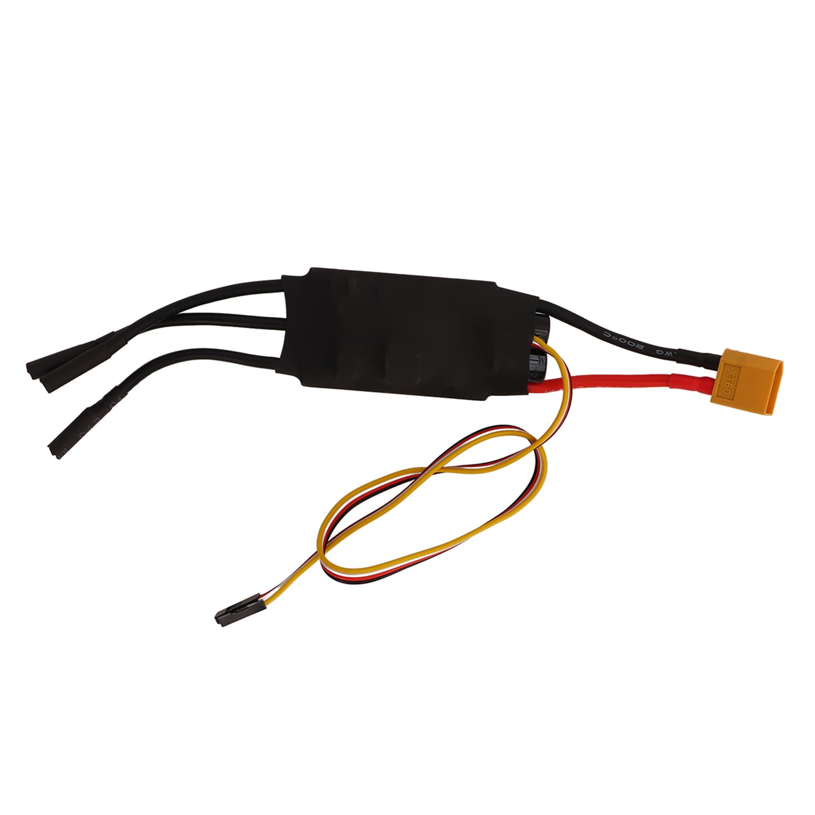 Generic 32-bitowy Procesor Bezszczotkowy ESC 60A RC Wysokowydajny Elektryczny Regulator Prędkości dla Dronów ze Stałopłatami, z szybką reakcją na Sterowanie przepustnicą i Odzyskiwaniem Energii