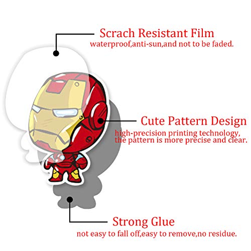 HUASAI Superhero Stickers for Hydro Flask, 100 Pcs Waterproof Vinyl Stickers for Laptop, Luggage, Skateboard, Water Bottles, Bicycle, Guitar, Phone,Trendy Aesthetic Stickers for Kids, Teens