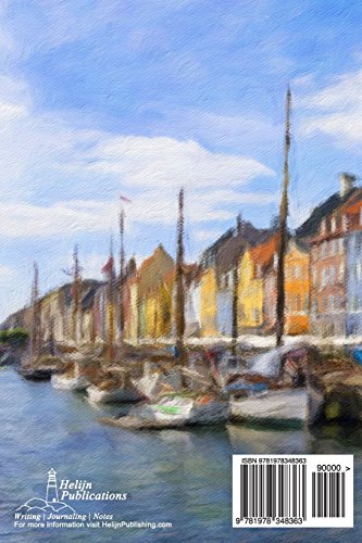 Nyhavn Copenhagen - Lined Notebook with Margins: 101 Pages, Medium Ruled, 6 x 9 Journal, Soft Cover