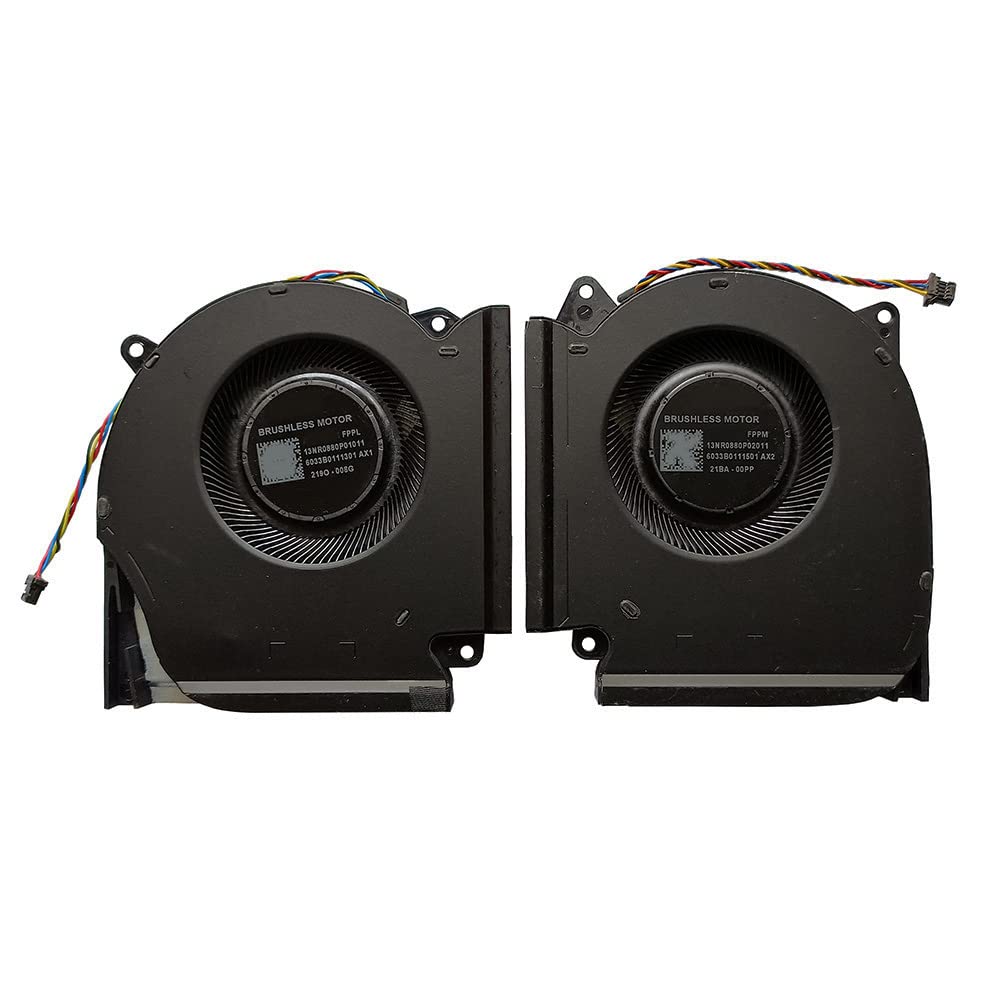 (1 Pair) New CPU GPU Cooling Fan Intended for ASUS ROG Strix (2022) G513R G513RM G513RW G713R G713RM G713RW Series Laptop DC12V