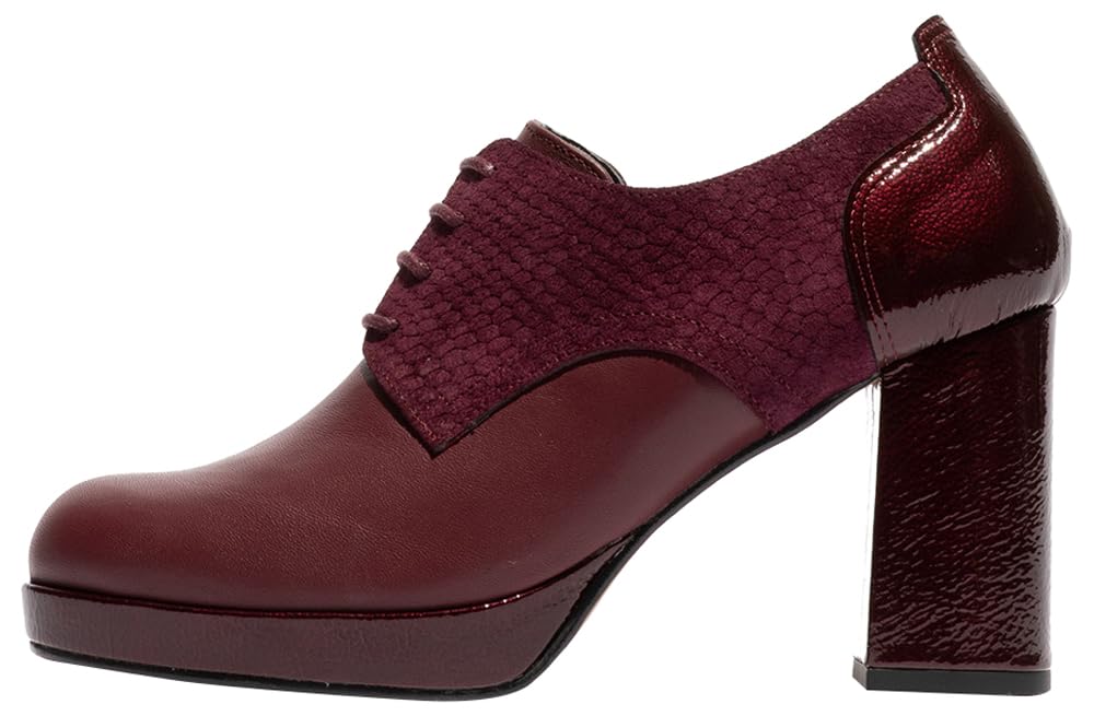 Fly London Women's EZIK180FLY Uniform Dress Shoe, Burgundy, 2.5 UK