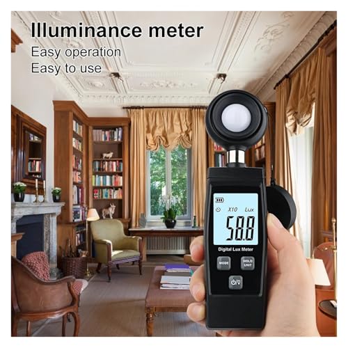 Medidor luz alta precisión y espectrómetro portátil con calibración digital estable 4