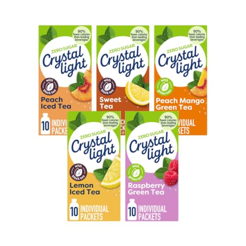 Image of Crystal Light Sugar-Free Powdered Drink Mix - Crystal Tea Collection