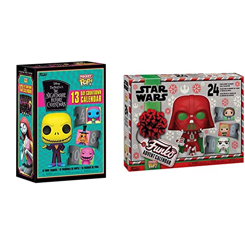 Funko Pop! Advent Calendar: 13 Days - The Nightmare Before Christmas  (Blacklight), Multicolor, 63959 & Pop! Advent Calendar: Star Wars -  Holiday, Multicolor, One Size | Amazon price tracker / tracking, Amazon