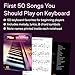 First 50 Songs You Should Play on Keyboard – E-Z Play Today Volume 23 | Easy Piano Songbook with 50 Must-Know Hits | Beginner Friendly Sheet Music for ... and Electronic Piano (E-Z Play Today, 23)