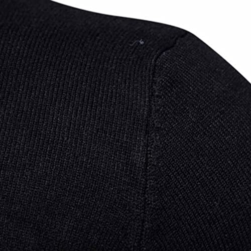 Men's Slim Fit Sweater Long Sleeve Mock Turtleneck Pullover Sweater Casual Slim Fit Basic Knitted Thermal Sweaters3
