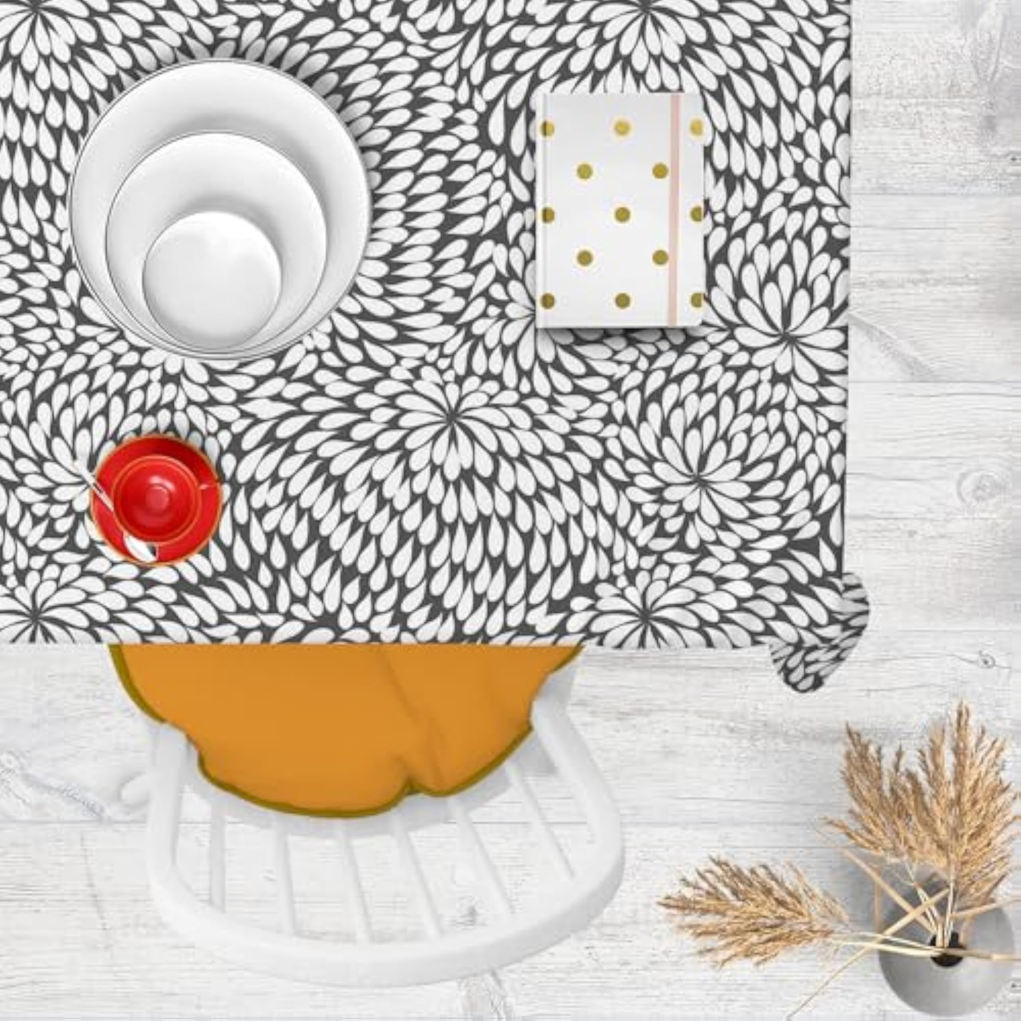 Abstract Pattern Table Cloth Cover for Dining & Center Table
