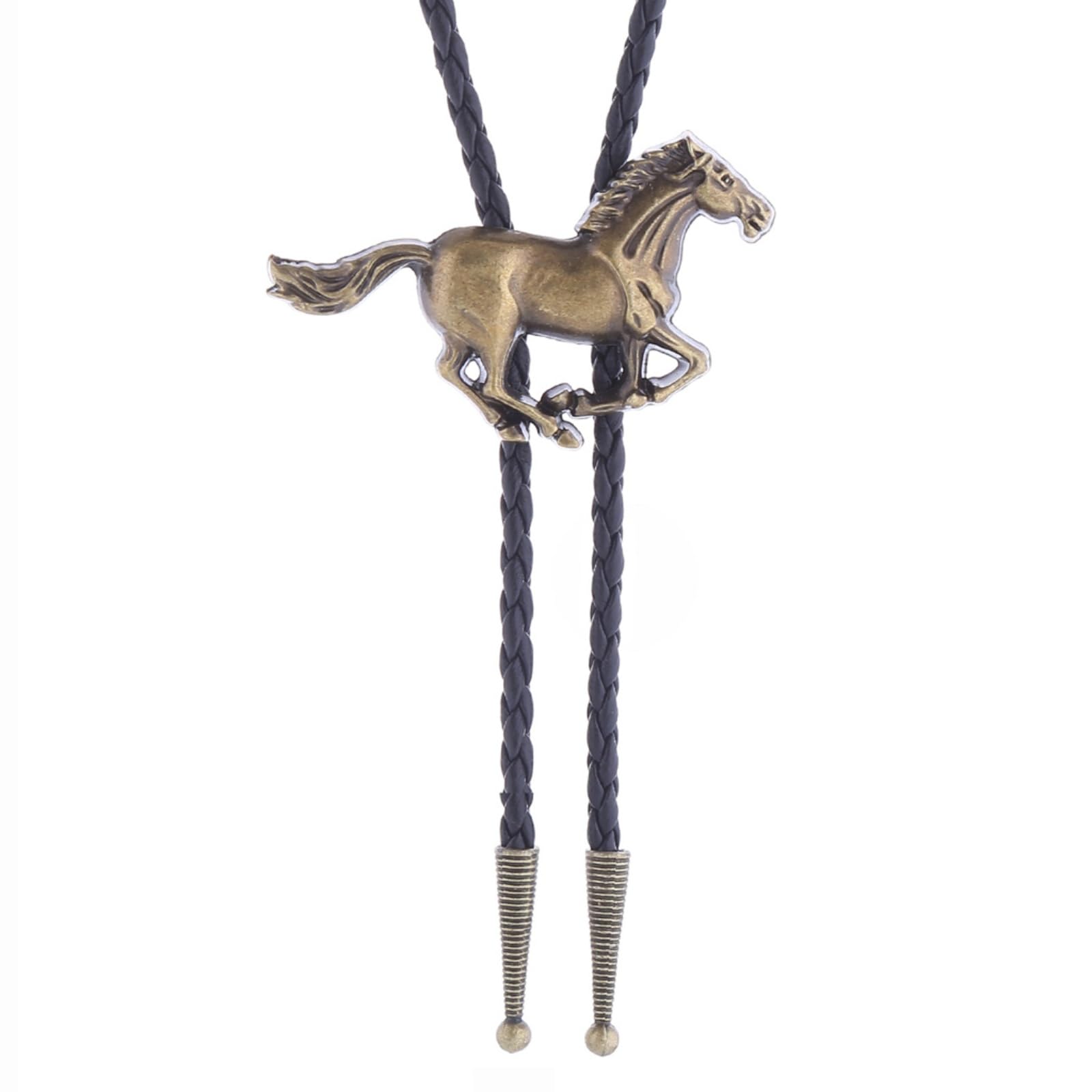 Western Cowboy Bolo tie for Men Women Gold Silver Death Skull Moth Cross Bolo Tie Christmas Deer Rooster Wolf Necktie Gift