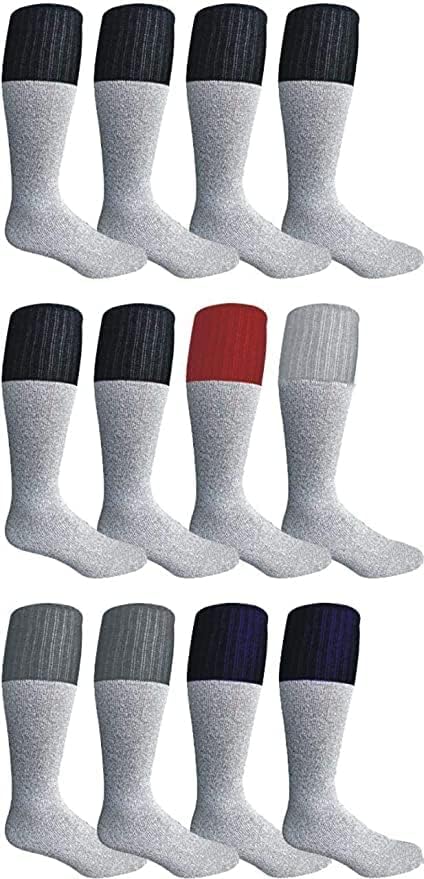 Image of Thermal Socks - Heavy Duty Tube insulated socks Ultra Warm Thick Boot Socks Fits Size 9-15 Men's /Women's