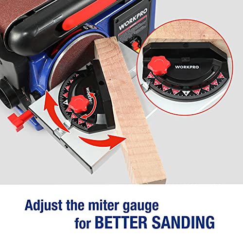 WORKPRO 4 x 36 Belt and Disc Sander