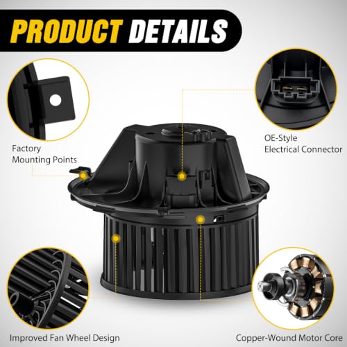 Image of Nilight HVAC Heater Blower Motor for Volkswagen VW Jetta 2006-2018