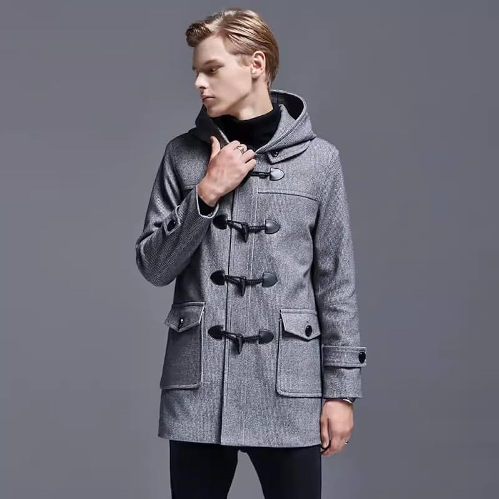 DIESEL メンズ ダッフルコート コート ジャケット XS レザー 秋冬 ダッフルコート メンズコート 秋冬 ラシャコート コート 男性