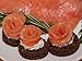 Smoked Salmon Roses - Gourmet Frozen Seafood Appetizers (50 Piece Tray)