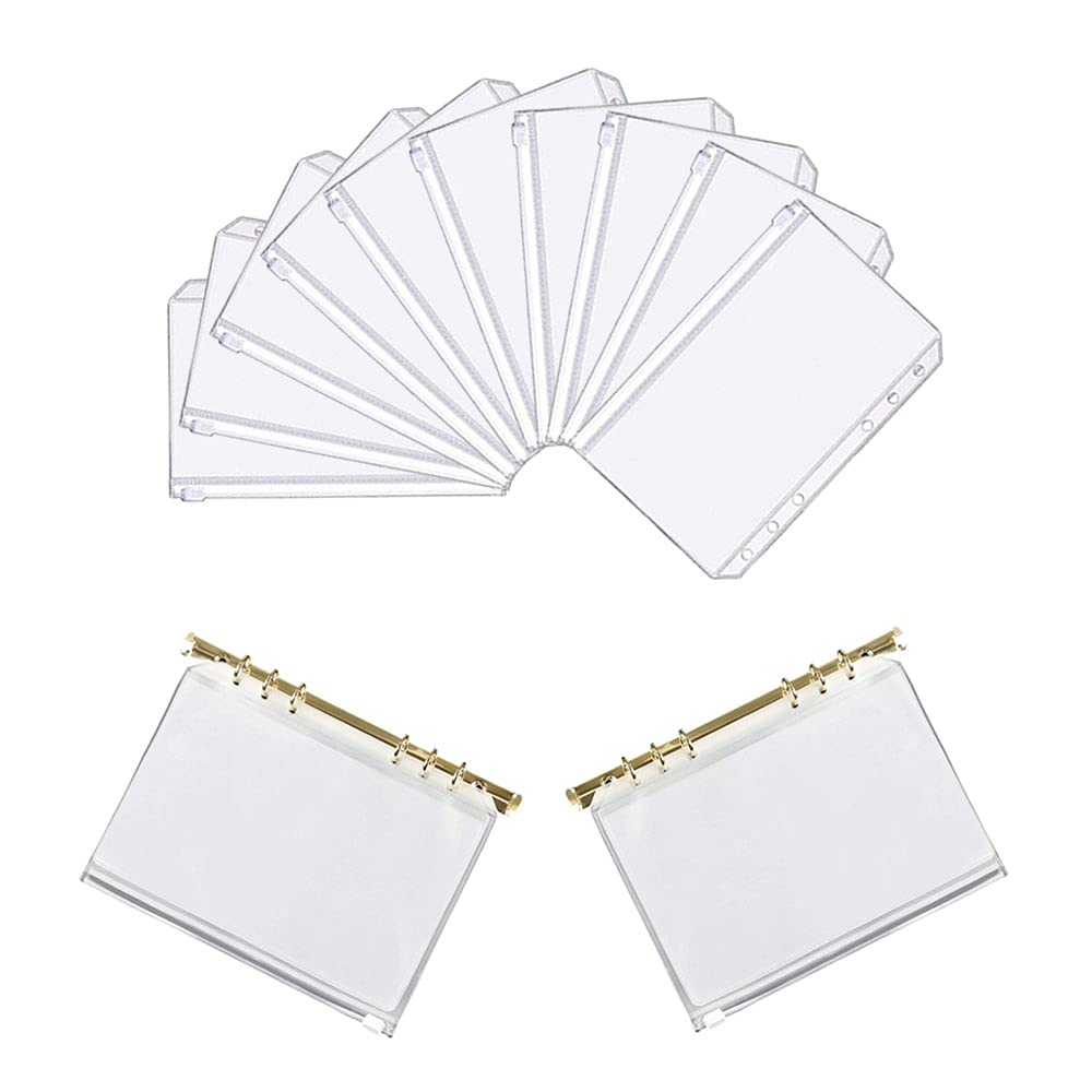 Pochette Plastique A6 Relota 20 Pièces Pochettes Classeur, 6