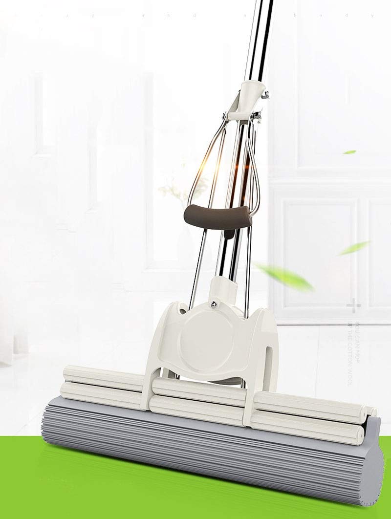 Trapeador para La Limpieza del Hogar Fregona Plástica Multiusos De La Limpieza del Piso De La Fregona De Esponja del Acero Inoxidable De La Fregona