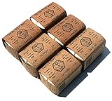 BeeTheLight Pure Castile Soap - 12 small Bars - Choose from Peppermint, Orange Citrus, Lavender, or Unscented - Made from 100% Fair Trade and Organic oils - Vegan - 6 two-packs (30 oz)