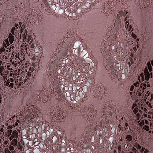 Image of JASTIE Women Open Stitch Cardigan Boho Sleeveless Hippie Summer Hollow Out Solid Crochet Vest