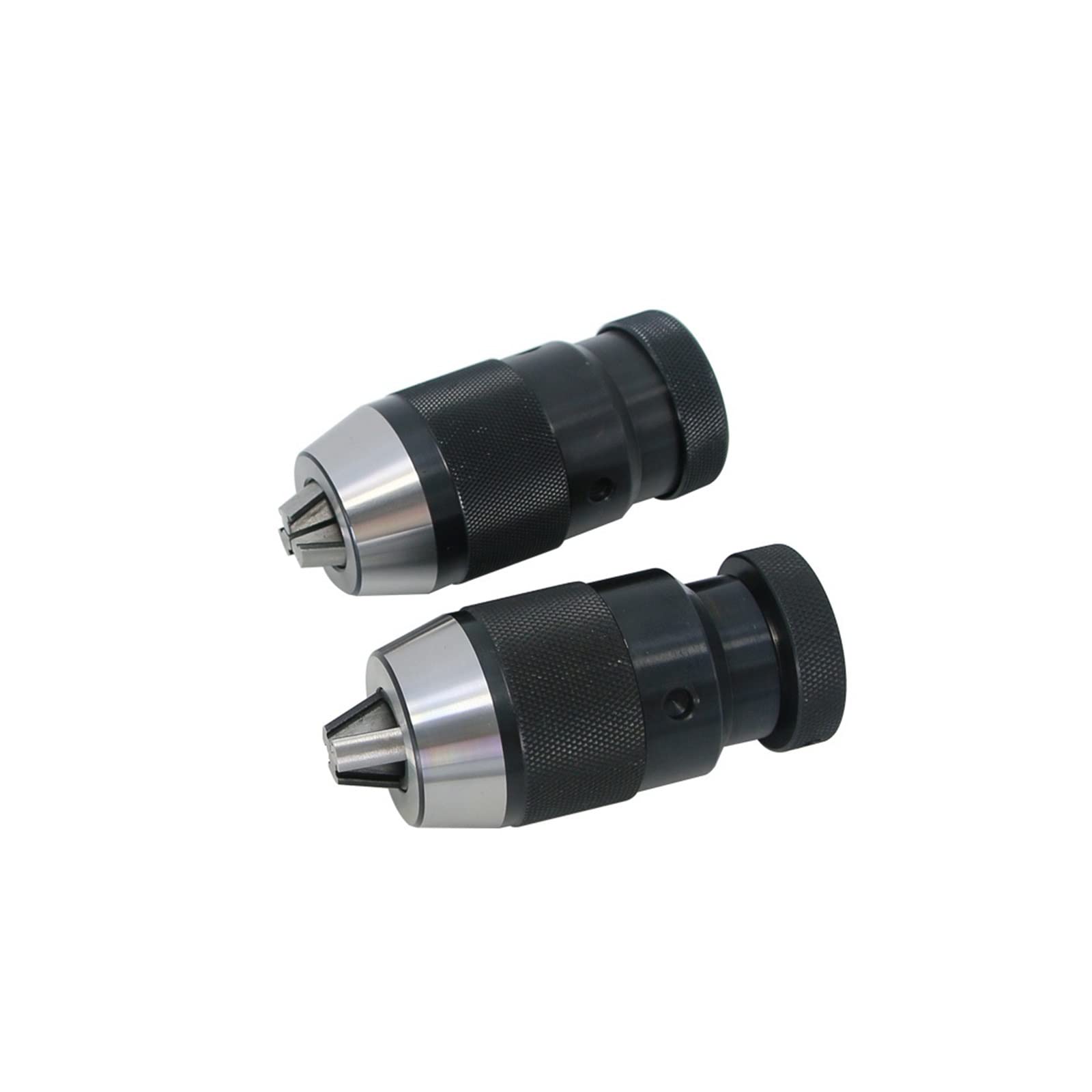 Mandrino autoserrante Automatico B10 B12 B16 B18 B22 MT1/2/3/4 Biella con Codolo Conico Universale (Color : Black, Size : B12 1-10mm)